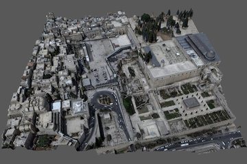 Western Wall in Jerusalem - 3D View