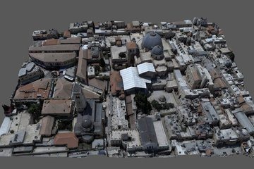 Church of the Holy Sepulchre in Jerusalem - 3D View