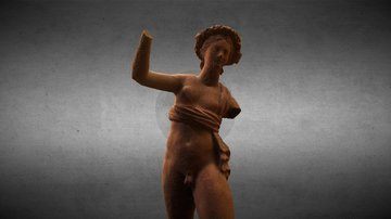 Flying Eros Sculpture