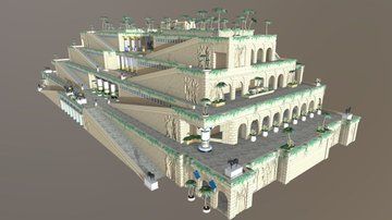 Hanging Gardens of Babylon - 3D Model