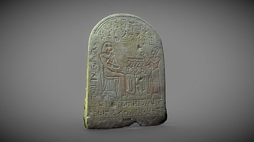 Son Presents Offerings to His Late Father, Abydos