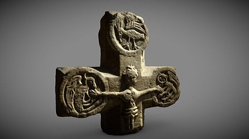 Dutch 16th-Century Stone Cross