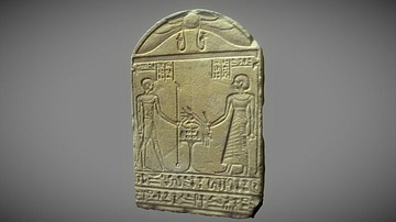 Stele Dedicated to Amenhotep I and Imhotep