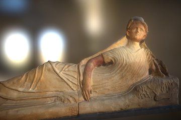 Etruscan Funerary Urn