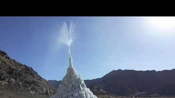 Ice Stupa Glaciers - Receding Himalayan Woes