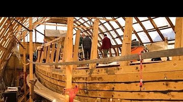 Recreation of the First Ship Built in Maine