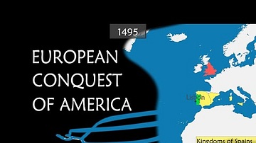 European Conquest of America - Summary on a Map