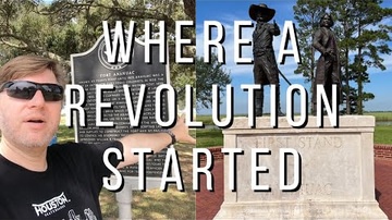 WHERE A REVOLUTION STARTED /  Igniting the Spark for TEXAS INDEPEDANCE / Fort Anahuac Texas