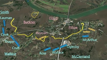 Grant takes Fort Henry & Fort Donelson | American Civil War | Foote ironclads | mapping history