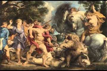 The Calydonian Boar Hunt, Peter Paul Rubens