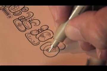 Dr. Mark Van Stone - How Maya Hieroglyphs are written - Demonstration