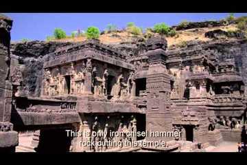 Ellora Caves. Cave 16 -The Kailasa Temple.